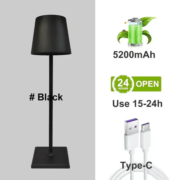 LumiNova – Adjustable Aluminum Table Lamp for Home