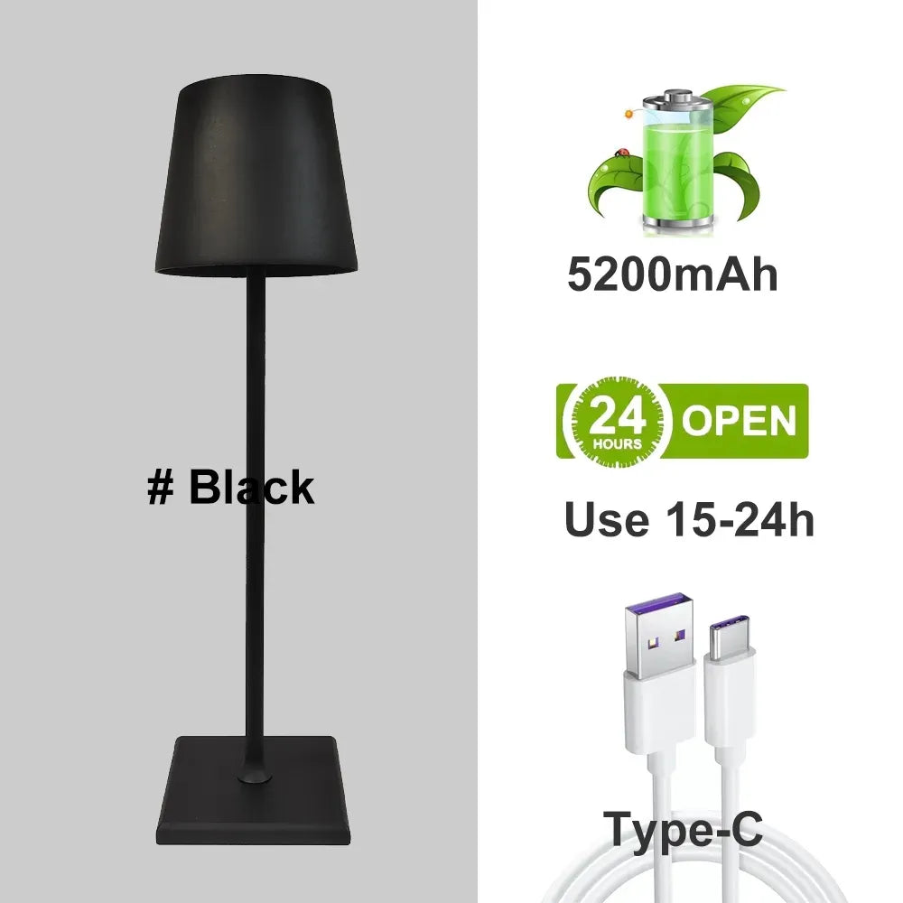LumiNova – Adjustable Aluminum Table Lamp for Home