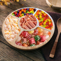 BambooServe - Elegant Round Snack Board for Your Kitchen
