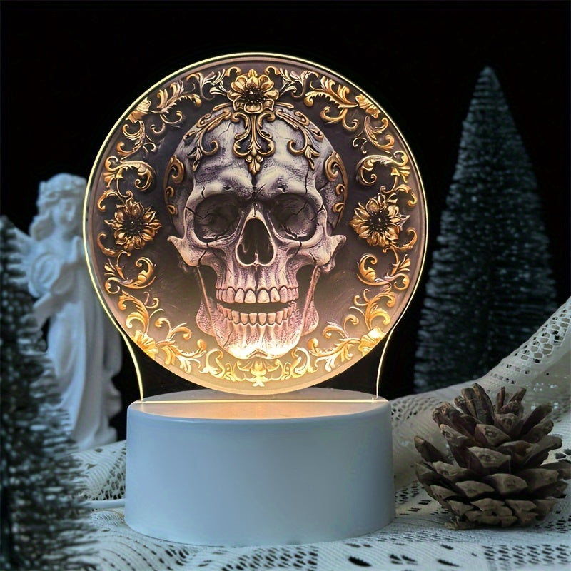 LumiSkull - Colorful USB Skull Table Lamp