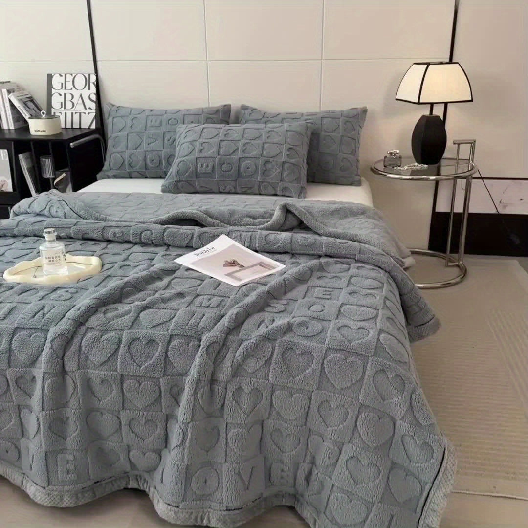 Stijlvolle Coral Fleece Deken voor Ultiem Comfort