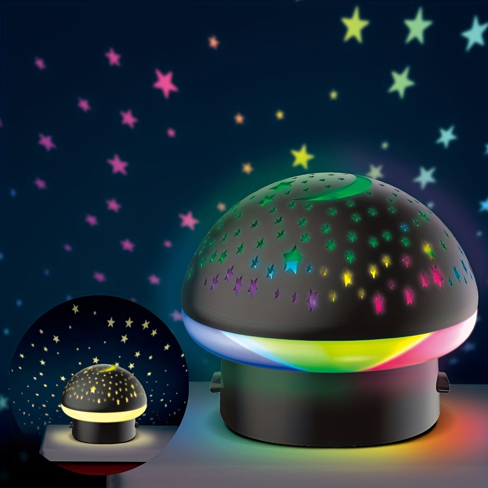 StarryGlow Lamp – Magic Mushroom Night Projector