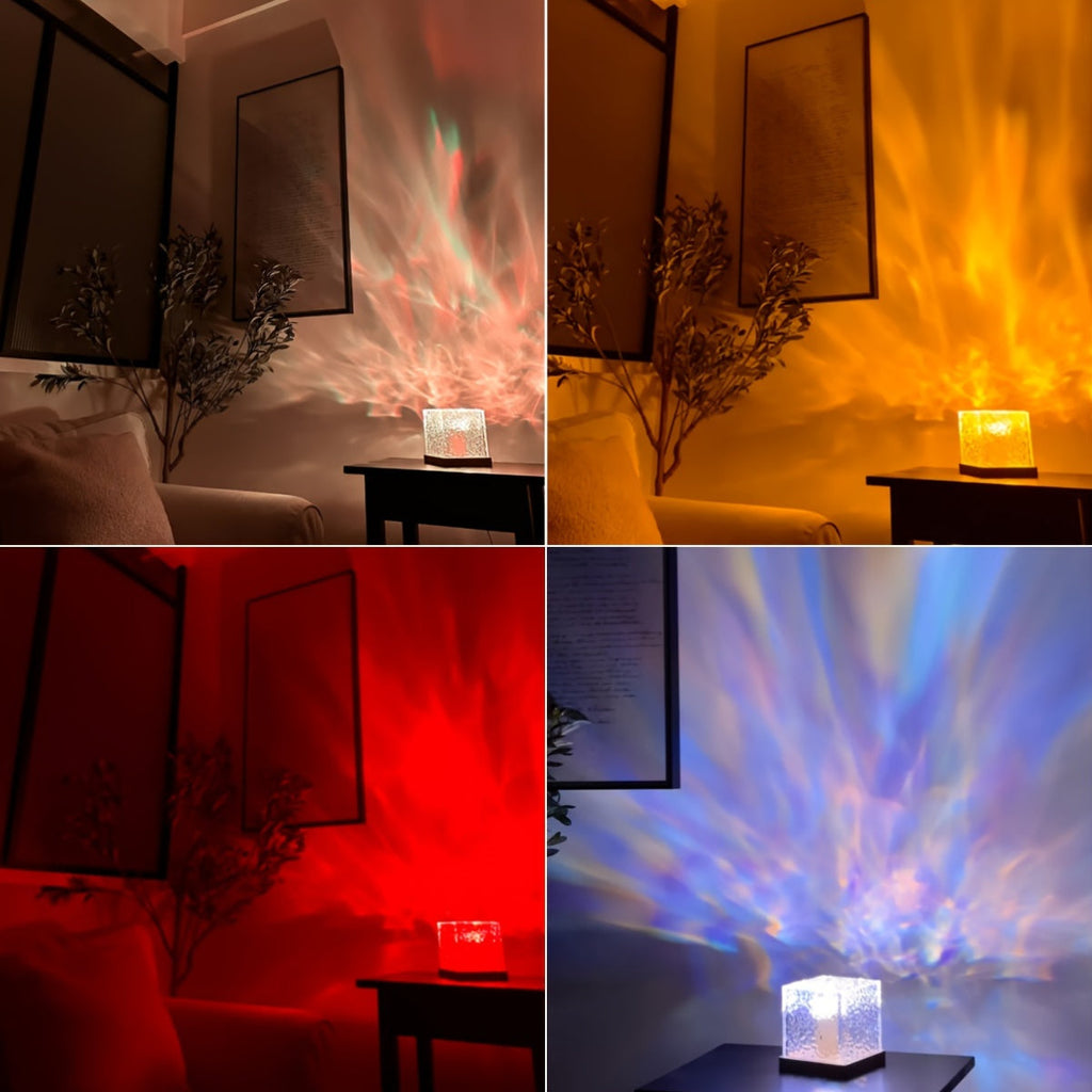 OceanWave - LED Night Light with 16 Colors and Wave Effect