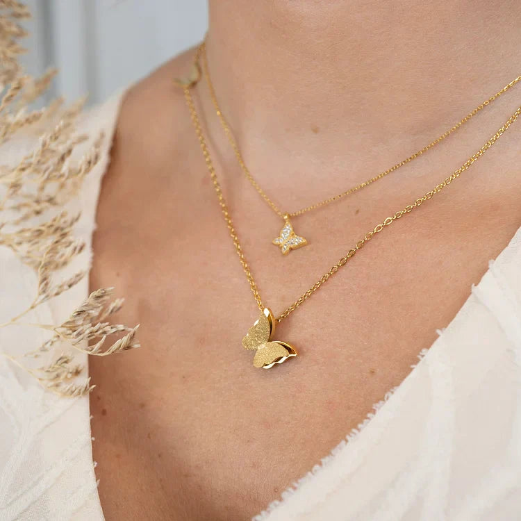 Elegant Butterfly Necklace - Alara Collection
