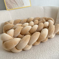 WaveCushion - Modern Washable Floor Cushion Whiteh Geometry