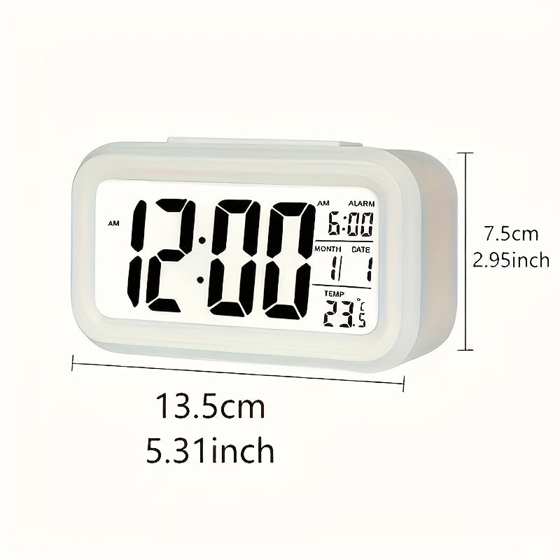 SmartGlow Clock - Stylish Digital Alarm Clock with Nightlight