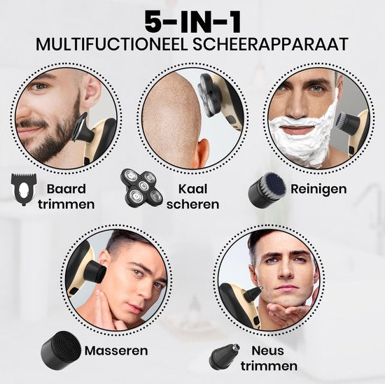5-in-1 Shaver - Smooth Shave Without Irritation!