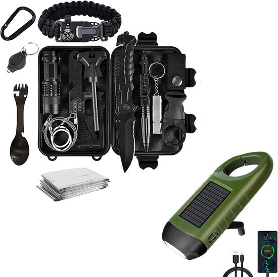 SurvivorX - Ultimate 15-in-1 Survival Emergency Kit