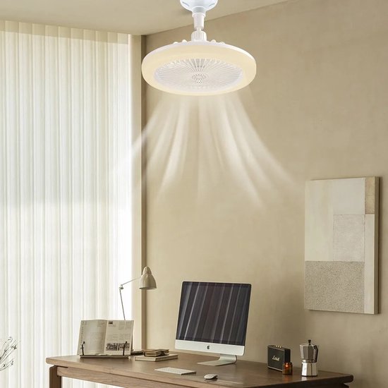 BreezeGlow Fan Light – Ceiling Fan with Remote Control