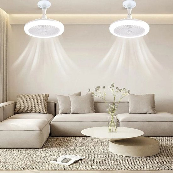 BreezeGlow Fan Light – Ceiling Fan with Remote Control