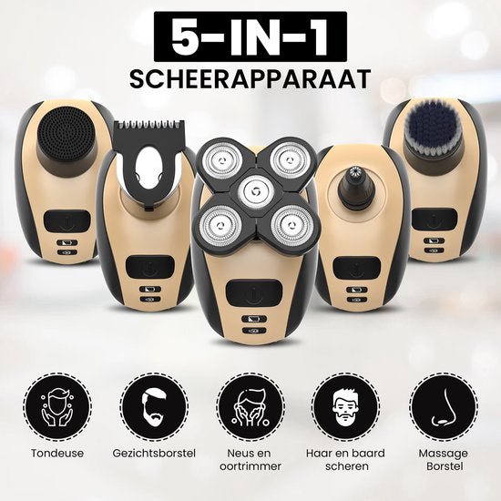5-in-1 Shaver - Smooth Shave Without Irritation!