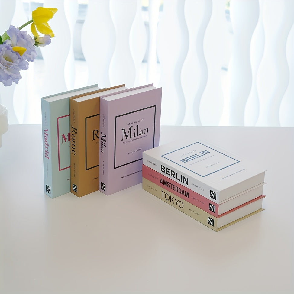 ChicBooks - Elegant Bookends Set in Cream