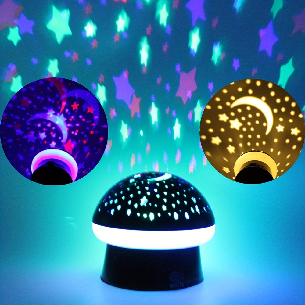 StarryGlow Lamp – Magic Mushroom Night Projector