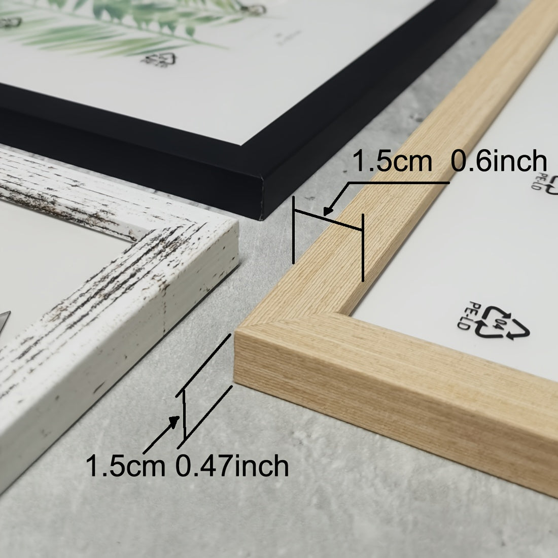 Timeless Memories - Set of 3 Wooden Photo Frames