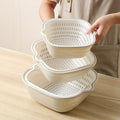 Jamera - Luxury Double-Layer Drain Strainer Set of 3