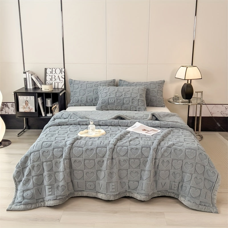Stijlvolle Coral Fleece Deken voor Ultiem Comfort