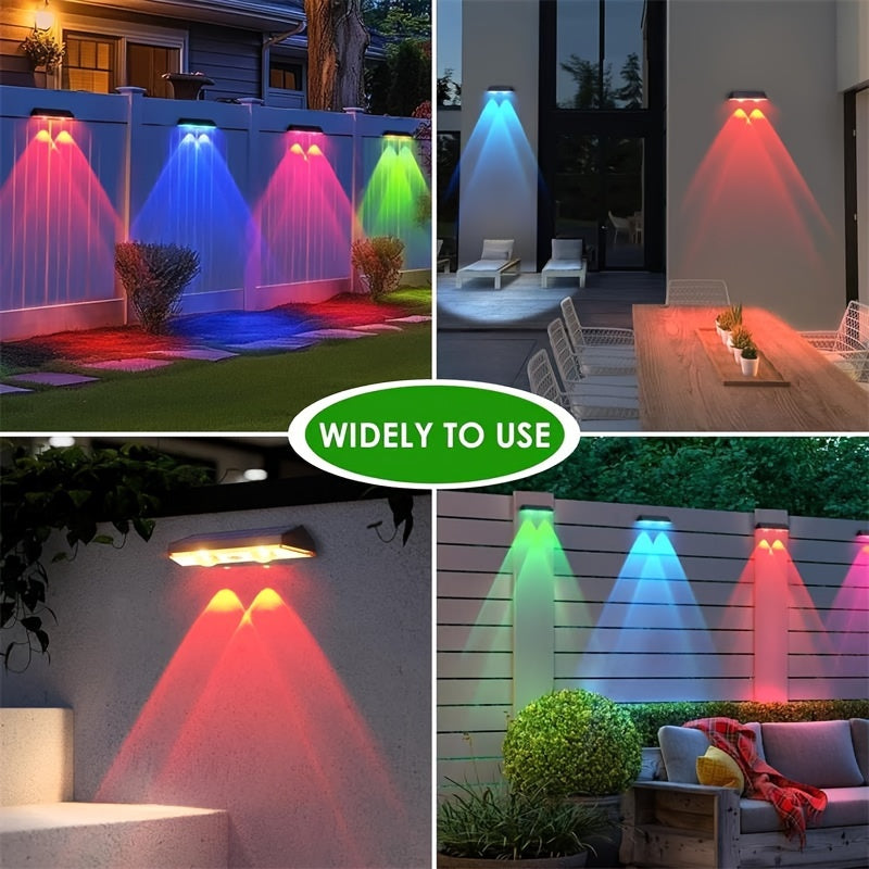 SolarShine Wall Lamp - Colorful Solar LED Outdoor Lighting
