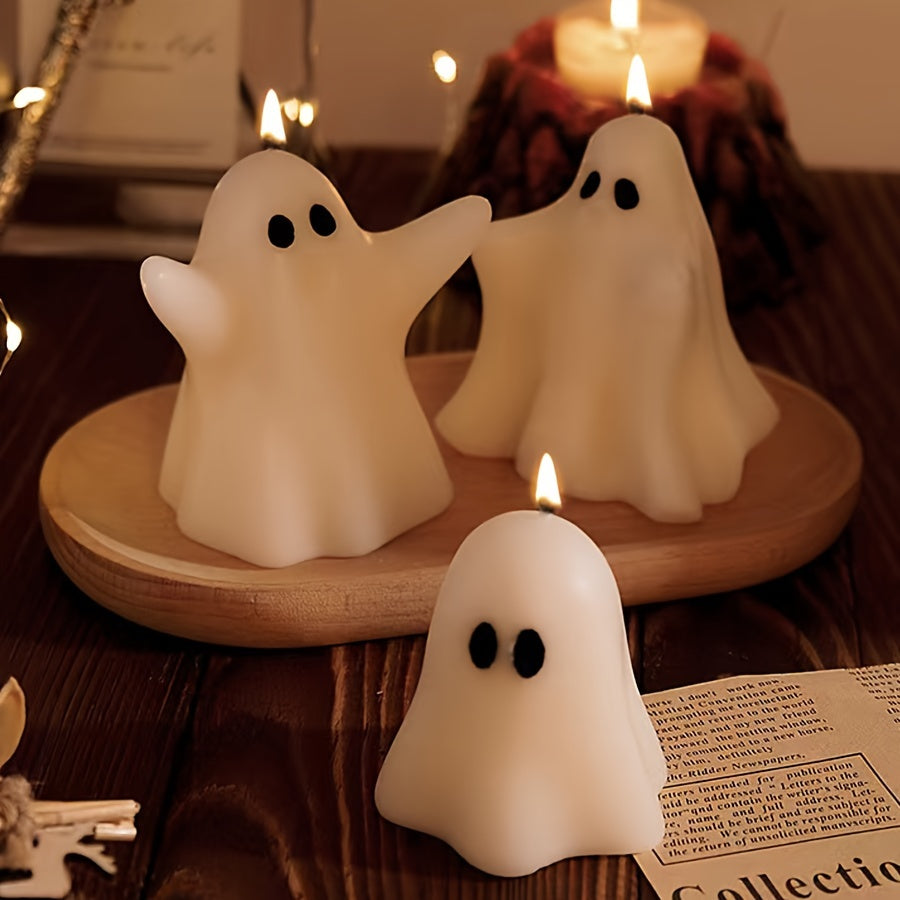 EnchantGlow - Handmade Halloween Freesia Scented Candle