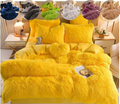 Luxury Plush Duvet Cover Whiteh Zip Closure and Corner Straps