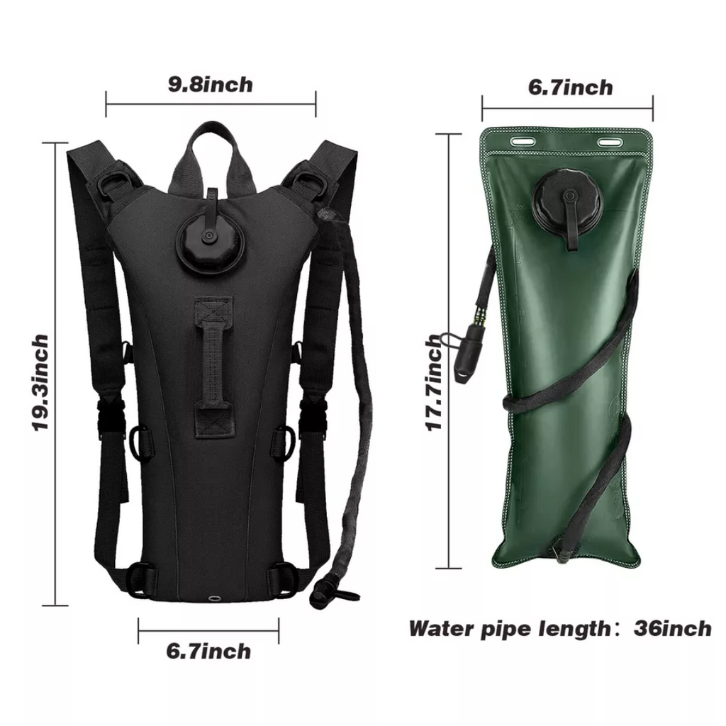HydraPack - Stylish 3L Hydration Backpack for Adventures
