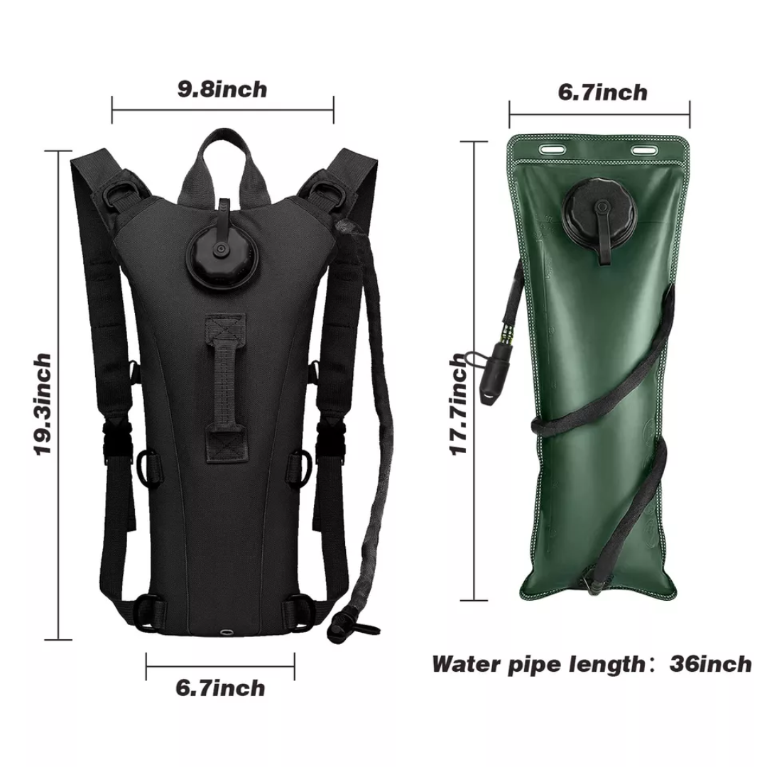 HydraPack - Stylish 3L Hydration Backpack for Adventures