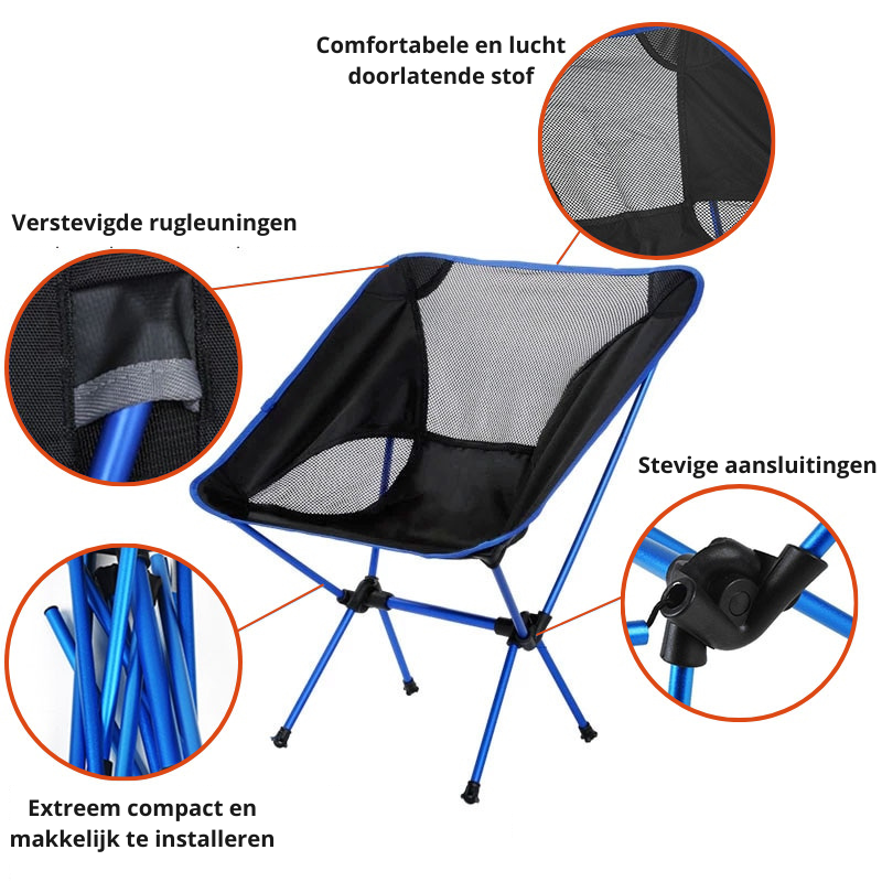 MoonFold Chair - Compact Folding Outdoor Chair