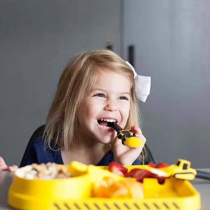 ConstructoFork – Tough Construction-Themed Cutlery Set for Kids