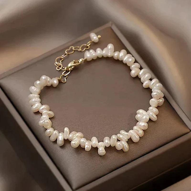 Elegant Freshwater Pearl Bracelet | Breathtaking White Pearls!