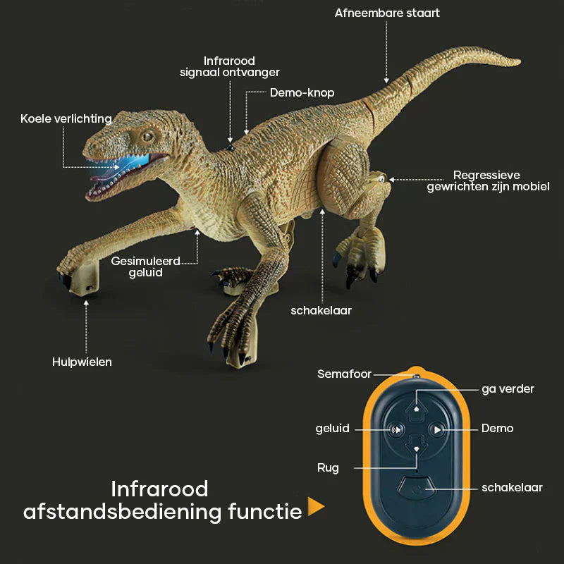 DinoMotion – Realistic Remote Control Velociraptor