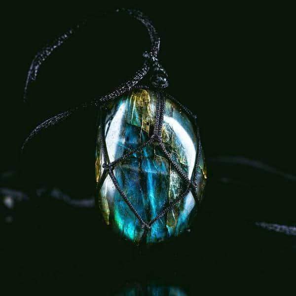 Aris DragonHeart Necklace – Mystic Labradorite Jewelry