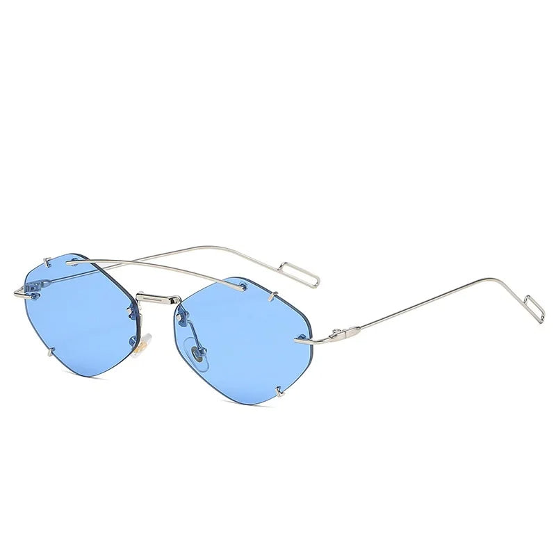 Lucia Eyewear - Trendy Rimless Sunglasses