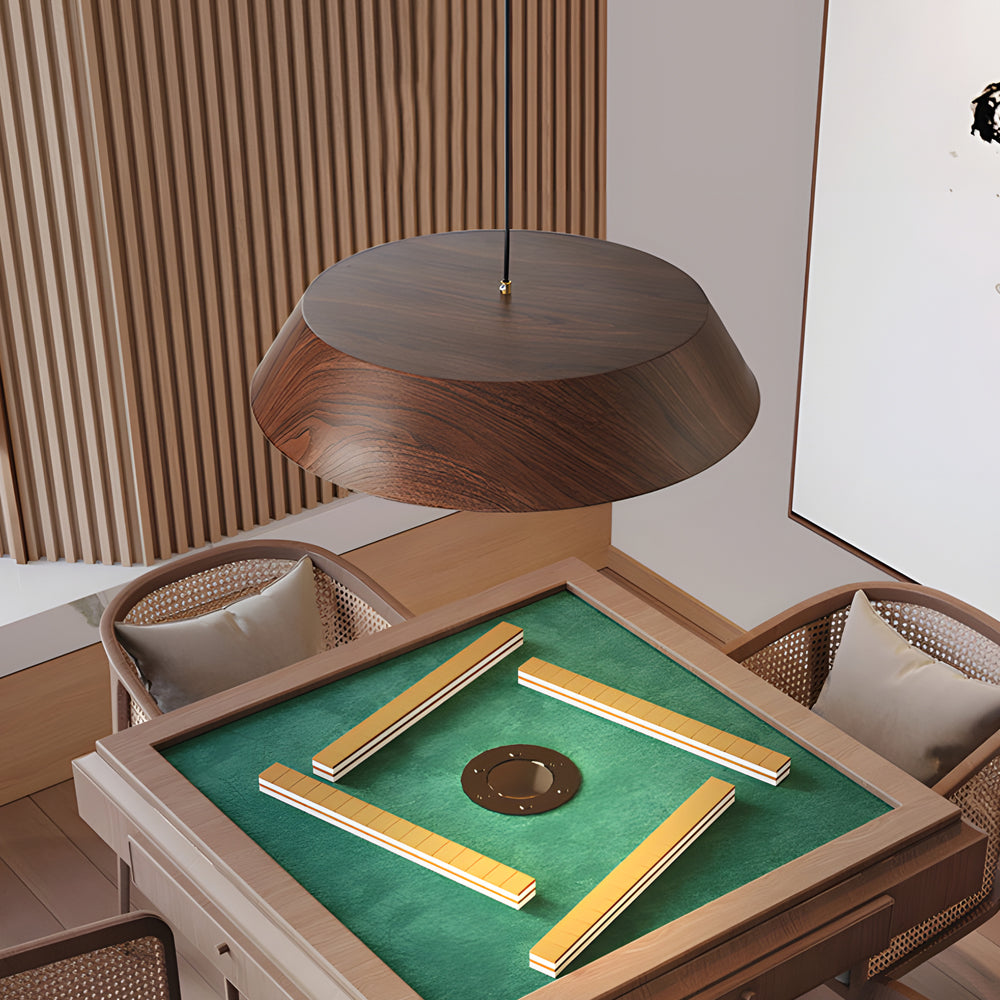 HarmonyGlow Pendant - Luxury Wooden LED Pendant Lamp Whiteh Japanese Influences
