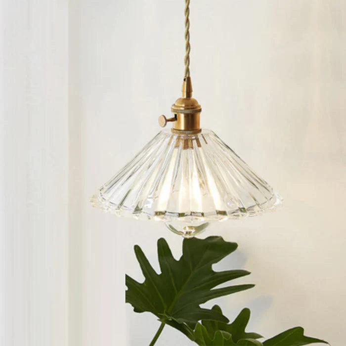 OpulentGlow Pendant – Elegant Glass Pendant Lamp