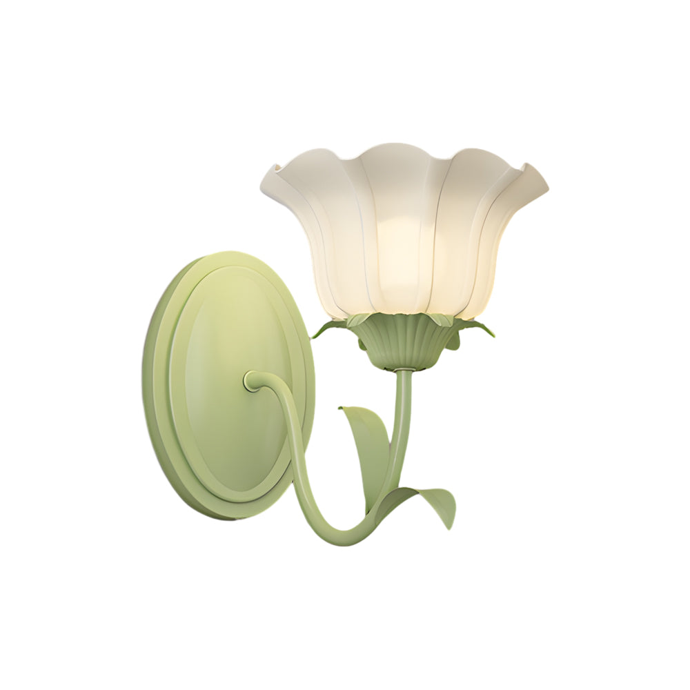 FloraGlow - 3D Glass Flower Wall Lamp for Mood Lighting