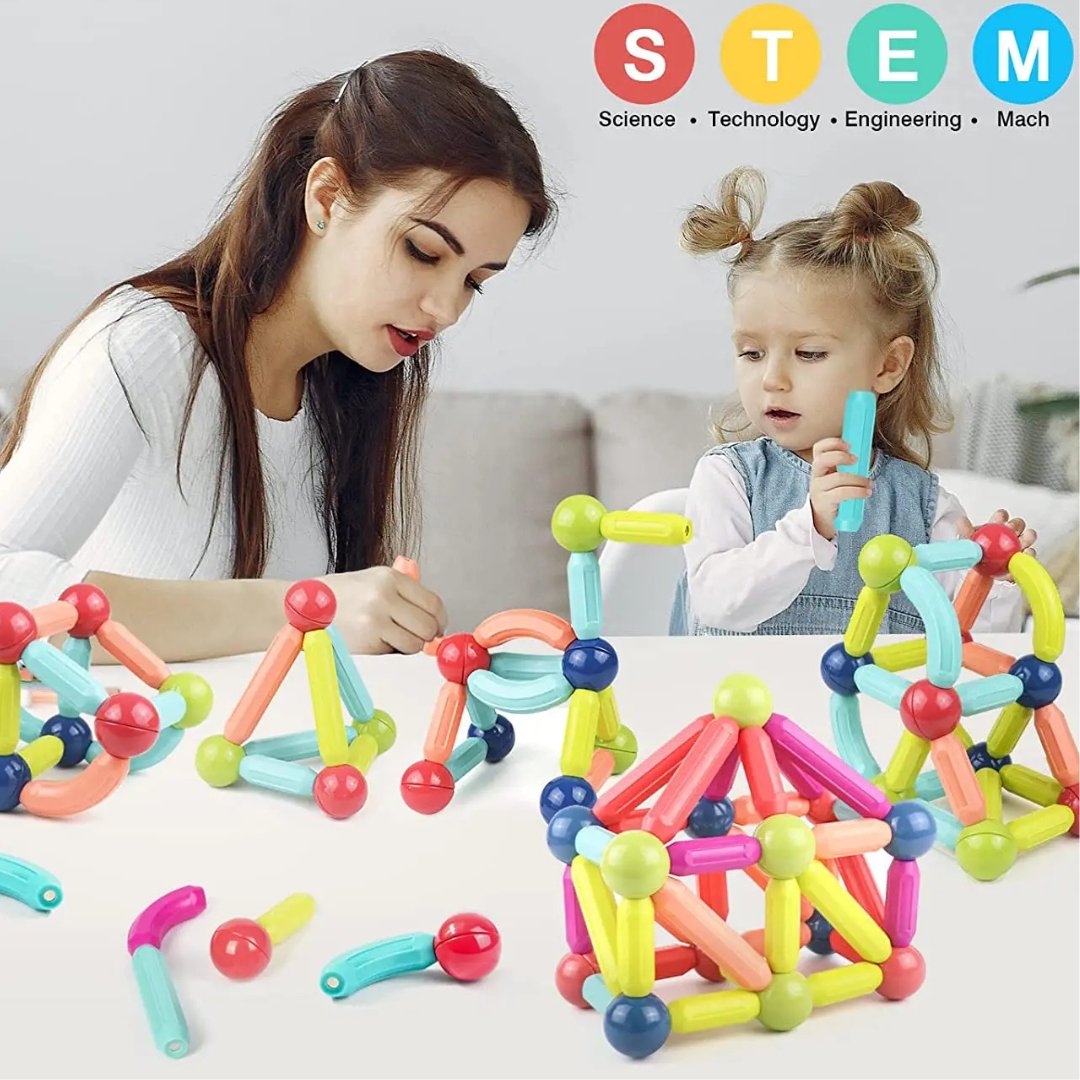 Magneo Blocks - Creative Magnetic Building Set for Kids
