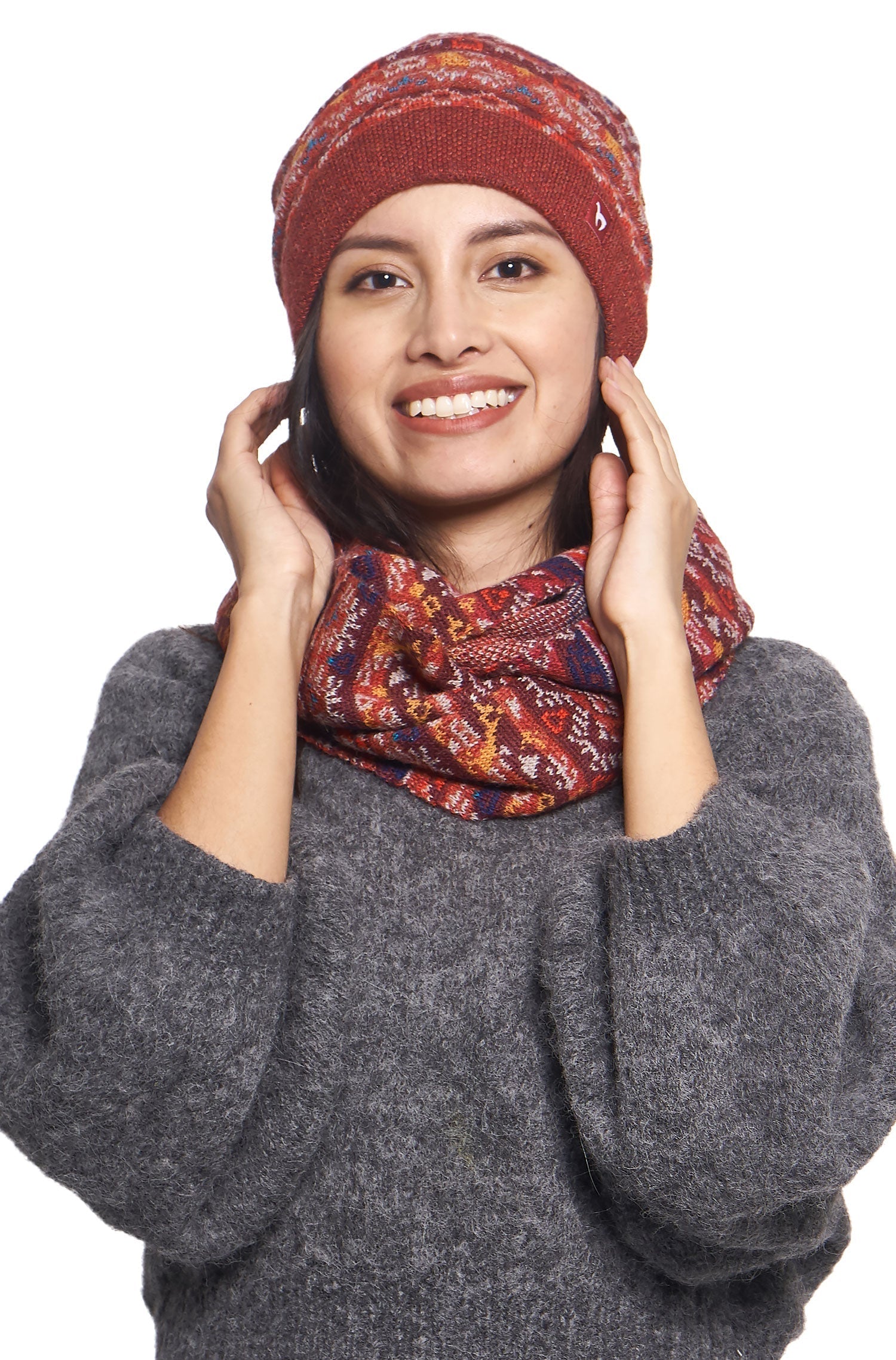 AlpacaFit Beanie - Luxury Jacquard Beanie made of 100%