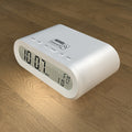 TimeGlow Alarm Clock – LED Digital Radio with Snooze