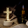 CrossGlow - 3D LED Night Light Acrylic with USB