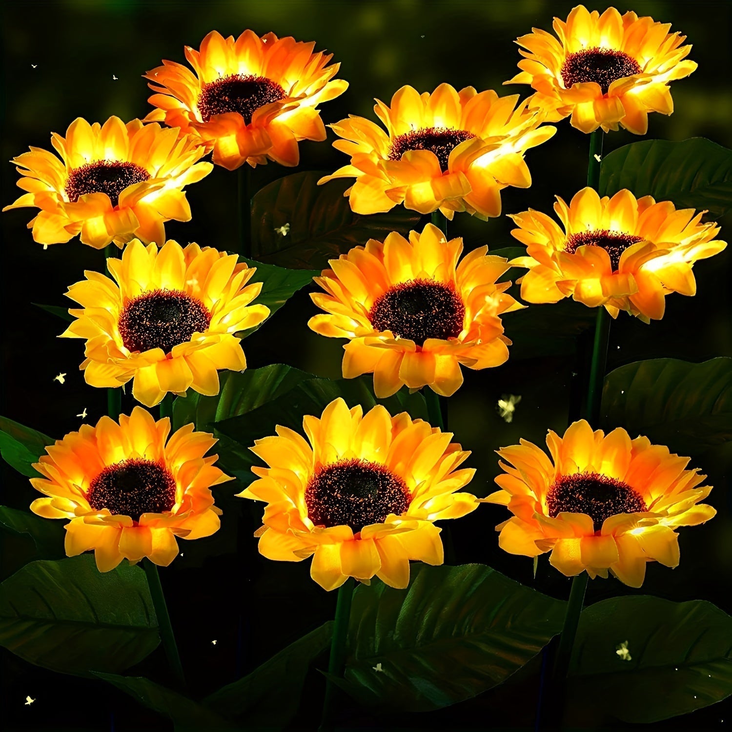 SolarBloom Light - Sunflower LED Garden Lamp 3 Heads