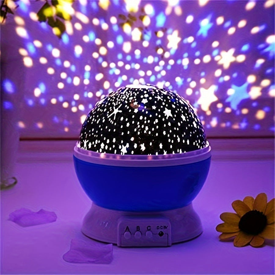StarryDream Projector – Colourful Star Lamp with 360° Rotation