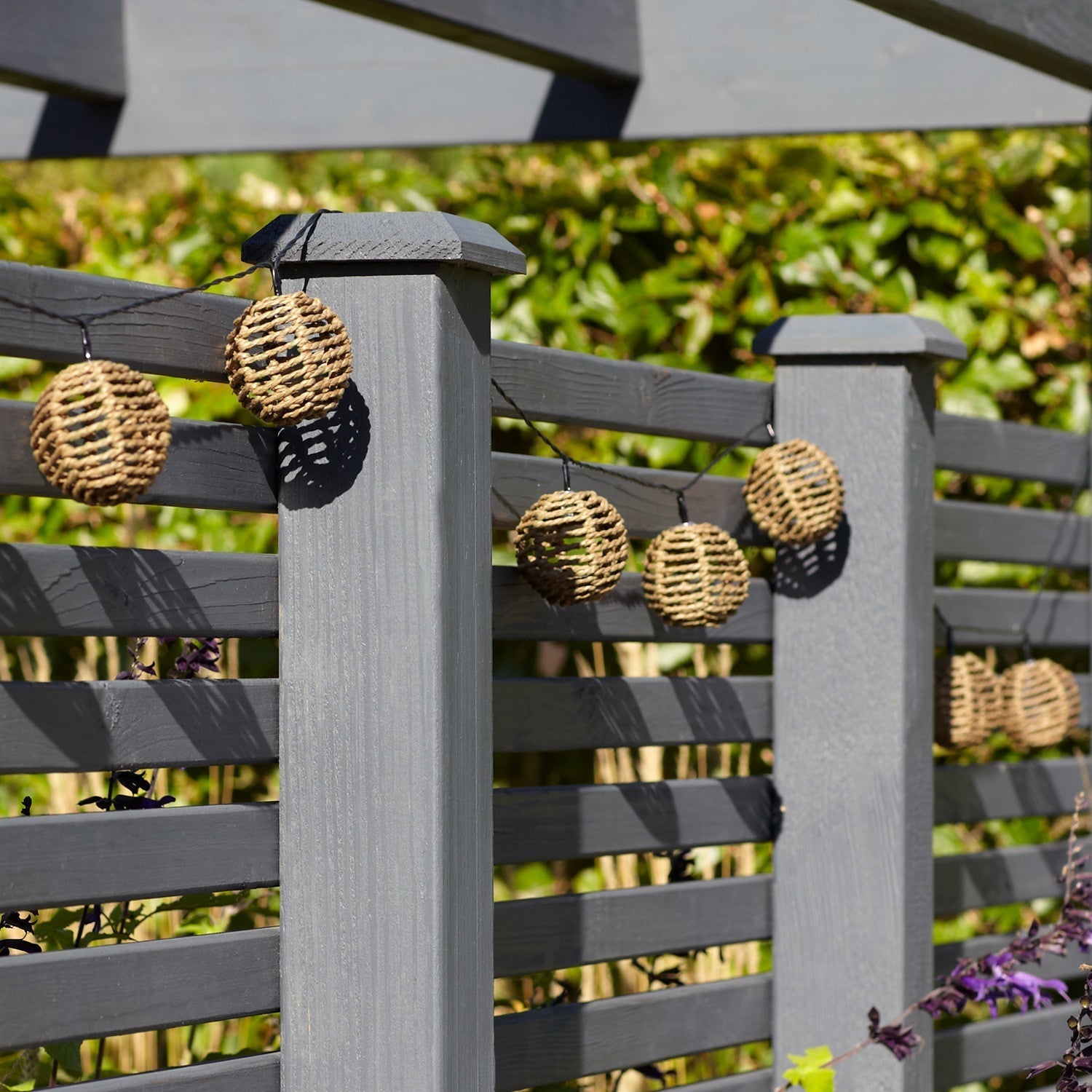 SolarGlow – Rattan String Lights with Magical Illumination