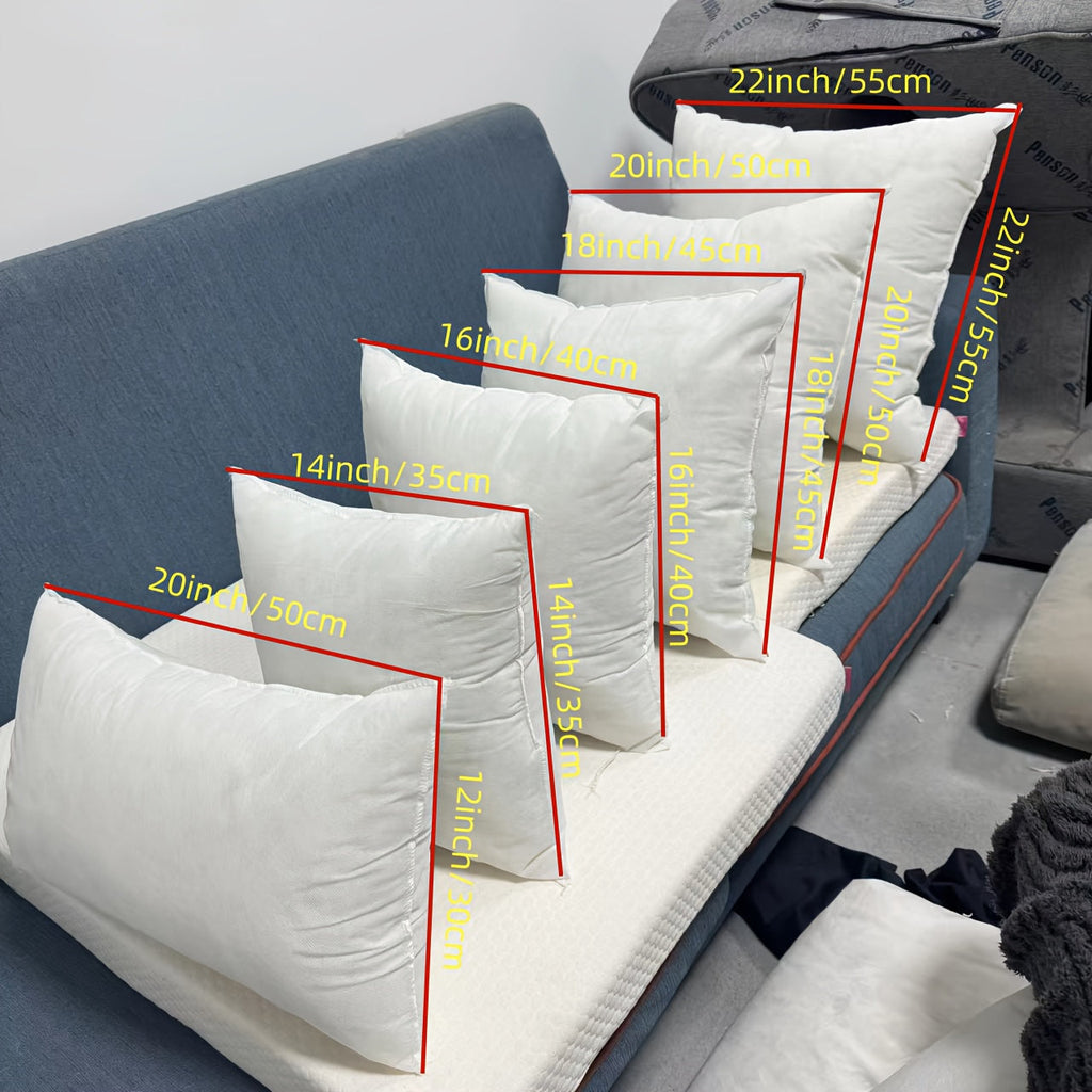 CozyNest Cushions - Luxury Filling for Sofa and Bed (2 Pieces)