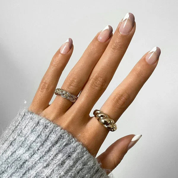 Refined Golden Rope Dome Ring - Selene Elegance