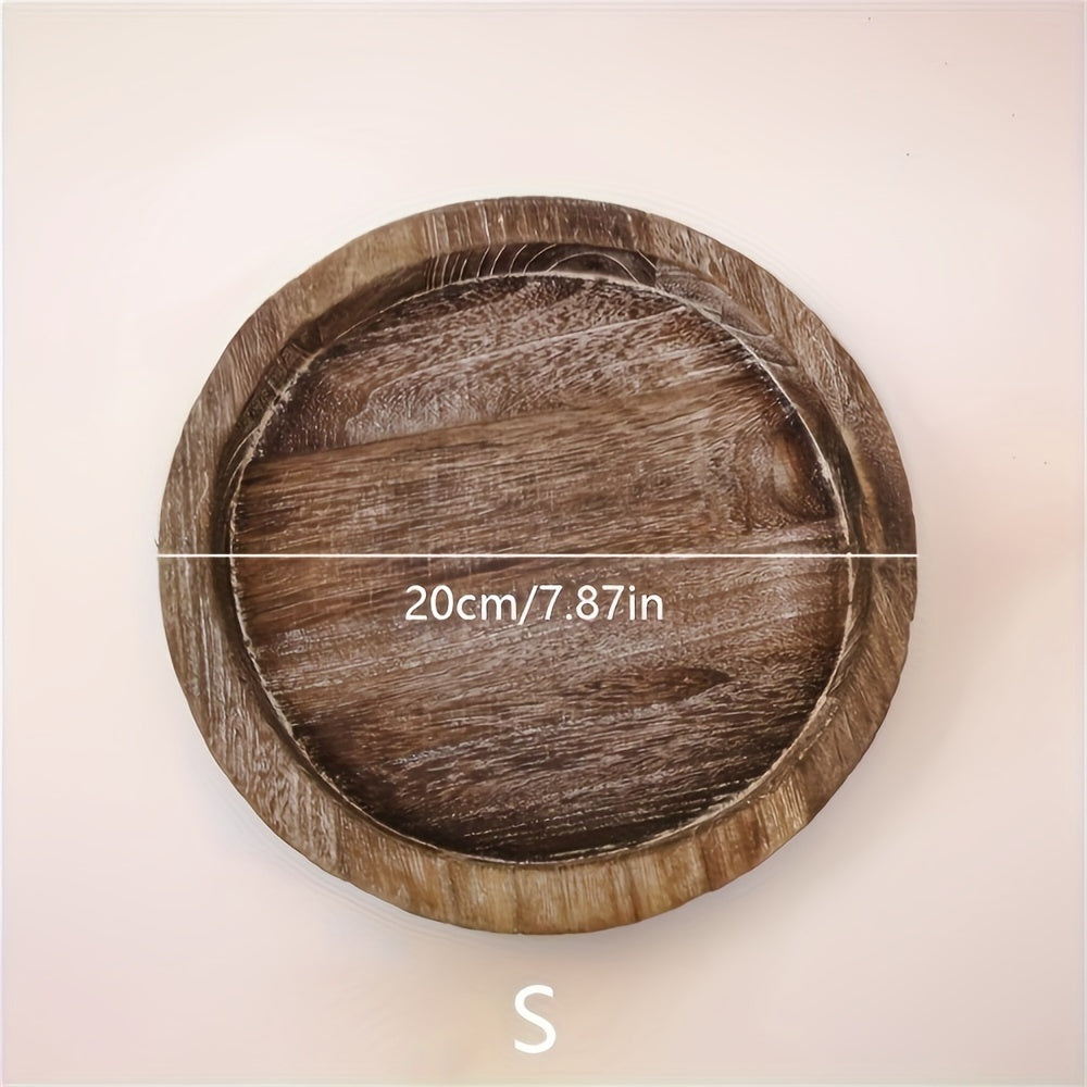 RusticBowl - Wooden Decorative Bowl for Atmospheric Moments
