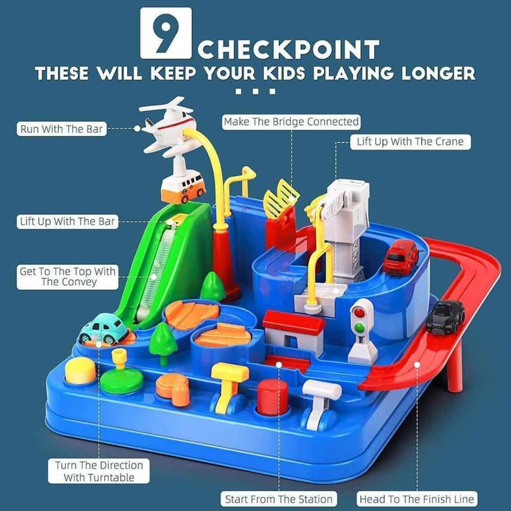 RescueTrack Adventure Set – Educational Toddler Toy