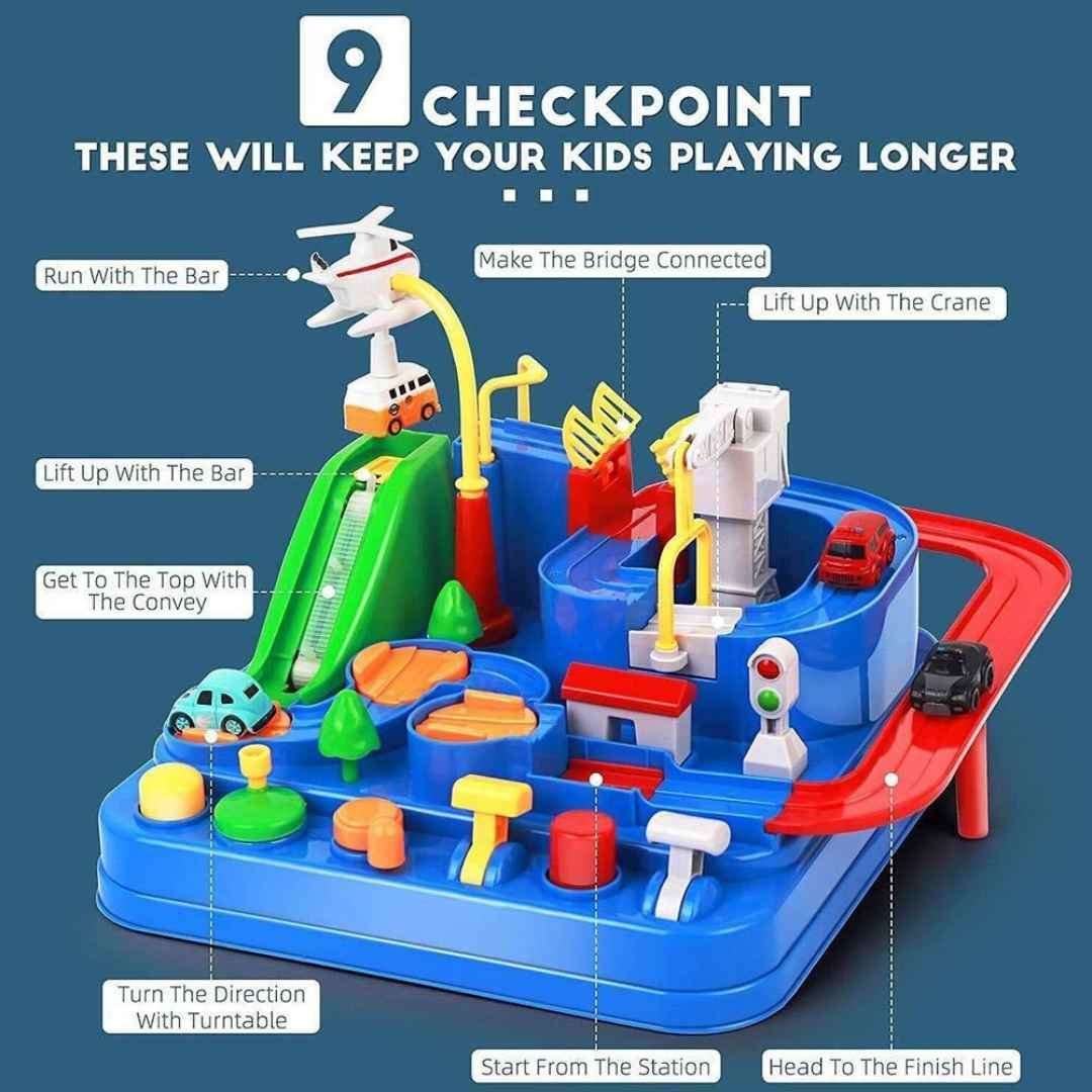 RescueTrack Adventure Set – Educational Toddler Toy