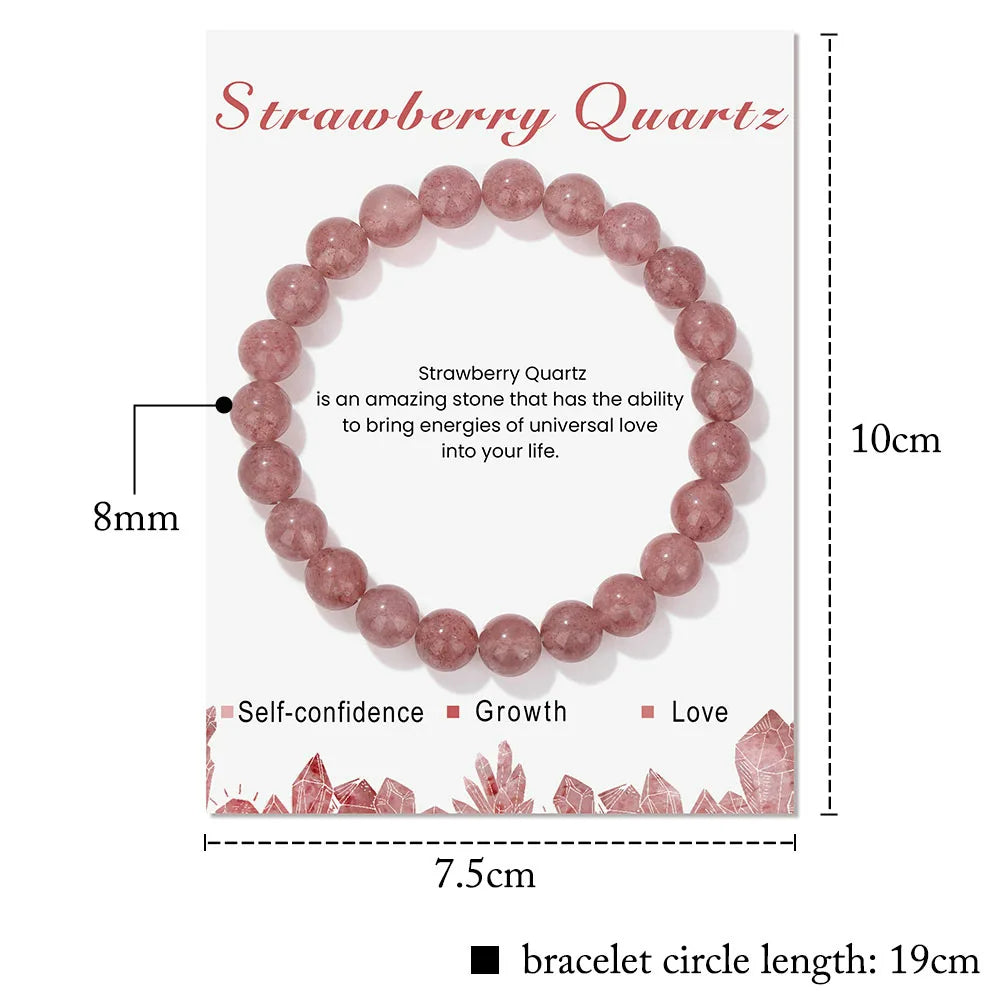 Aria: Natural Crystal Bracelet for Healing Energy