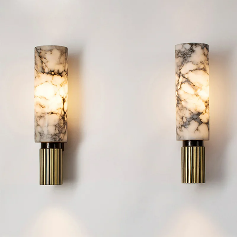 Stylish Marble Wall Lamp - For a Luxurious and Atmospheric Interior