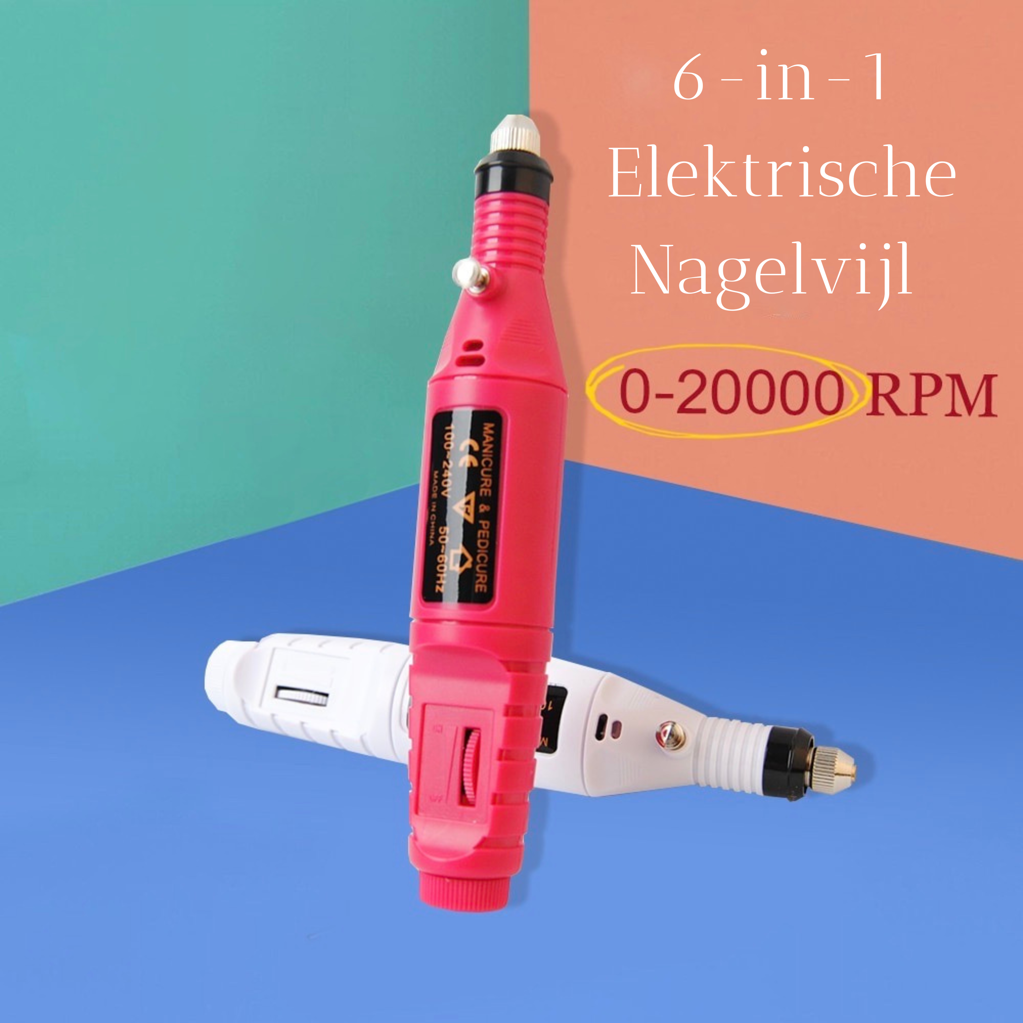 NailPerfect - Professional 6-in-1 Electric Nail File