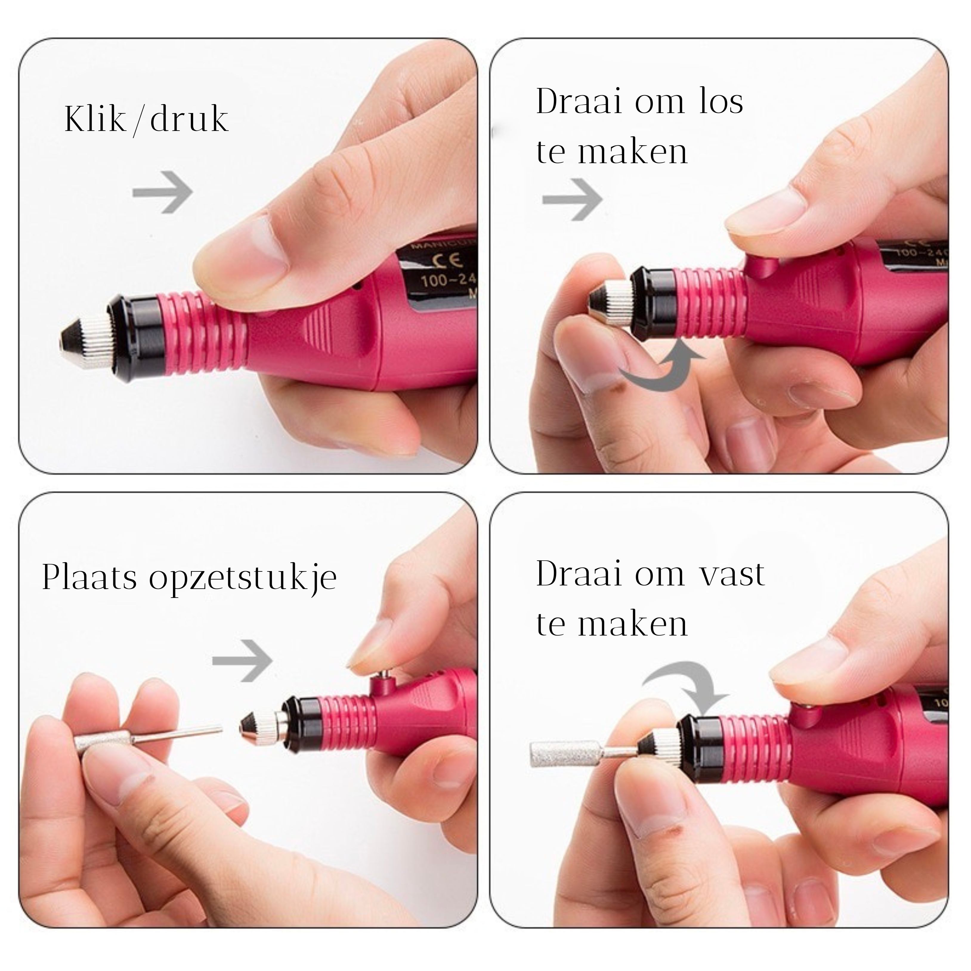 NailPerfect - Professional 6-in-1 Electric Nail File